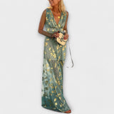 Tatiana - Eleganten V-izrez Obleka