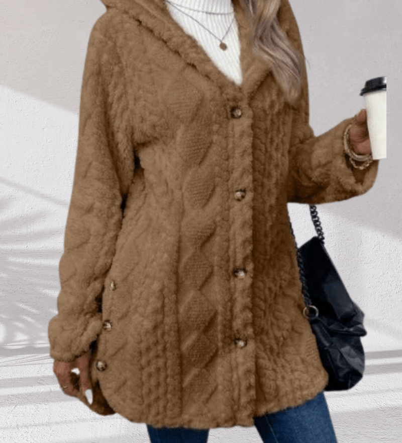 Celine | Mehka Teddy-jaketa