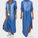 Maja™ – Traper Obleka z Bočnim Razporkom