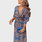 Vesna - Midi Dress with V-Neck