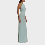 Milica - Slinky Halter Maxi Dress