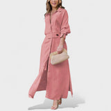 Gordana - Elegantna dolga obleka z V-izrezom za poseben dogodek.