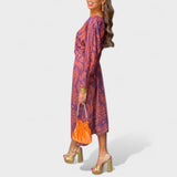 Vesna - Midi Dress with V-Neck