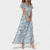 Mila - Elegantna dolga obleka v luksuznem slogu