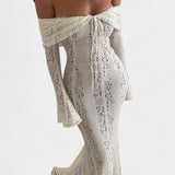 Rosalie - Maxi õlgadega kleit