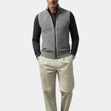 Hannes | Eleganten gilet z neprekinjeno zadrgo