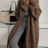 Leda | Udoben dolg kardigan s samozavestjo