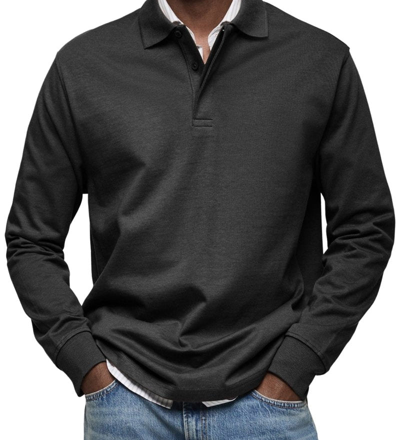 Lennox | Luksuzna polo majica z dolgimi rokavi