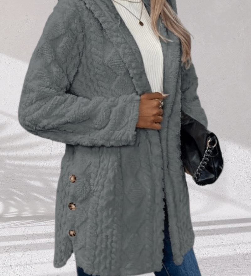 Celine | Mehka Teddy-jaketa