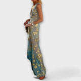 Tatiana - Eleganten V-izrez Obleka