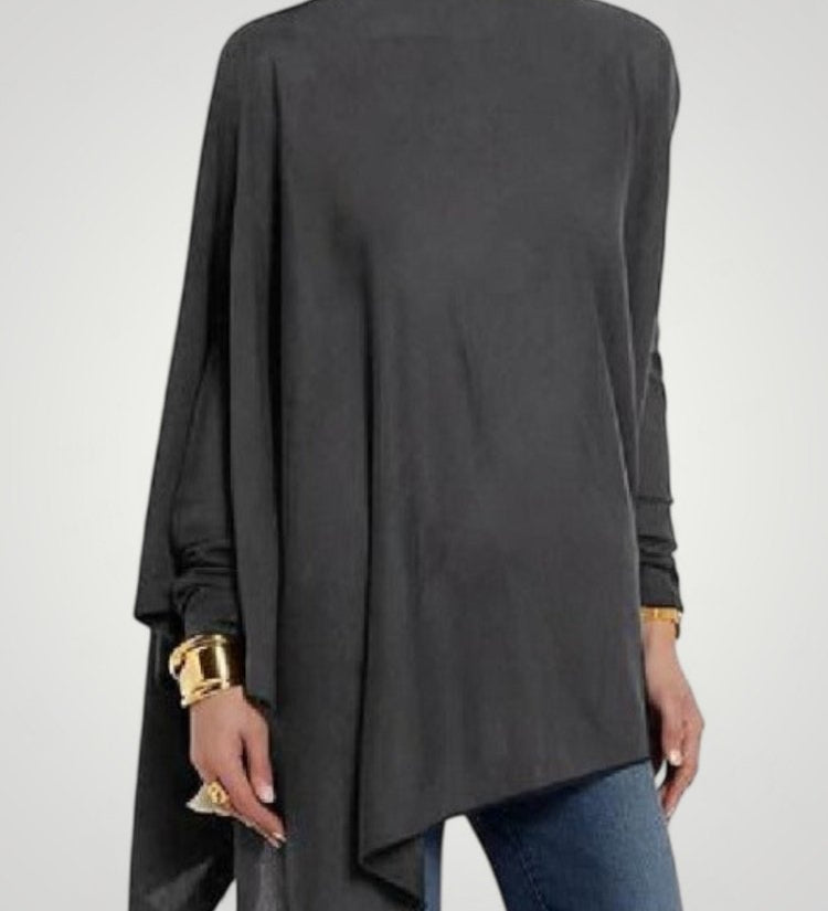 Almut | Asimetrična dolga majica z eleganco