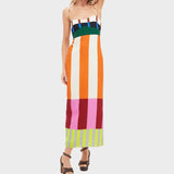 Marta - Dolga obleka v bengalskem slogu, na voljo v več barvah