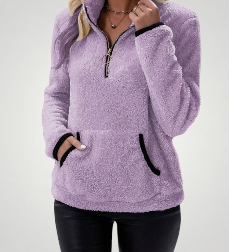 gesine | Udobna pulover z praktičnimi žepi