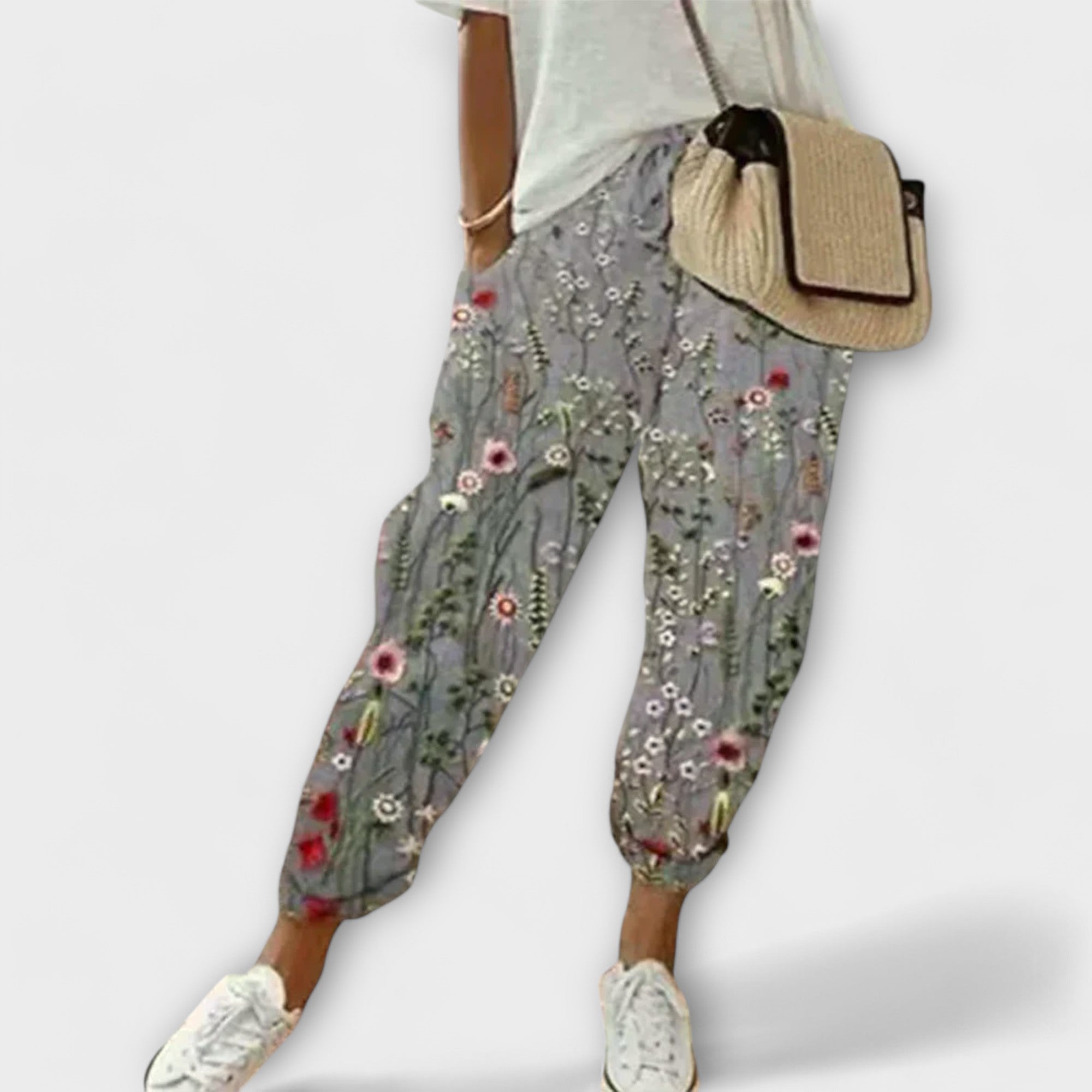 Marijeta - Udobne bombažne in lanene hlače