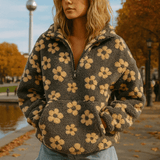 Lieselotte | Rožnata pletena jakna