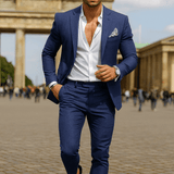 Alonso | Eleganten moški suknjič (jakna + hlače)