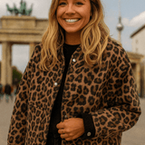 Celeste | Jakna z divjim leopardjim vzorcem