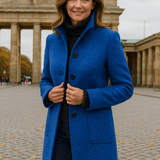 Gerhild | Ženski plašč z visokim ovratnikom