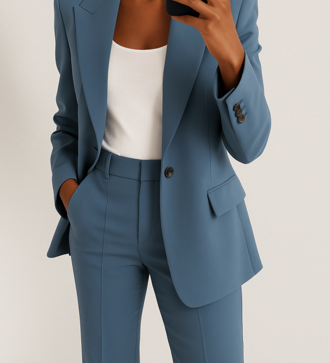 Emma | Eleganten Dvojni Kostim - Časovno Neomejen Stil