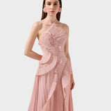 Ema - Dolga obleka z volančki