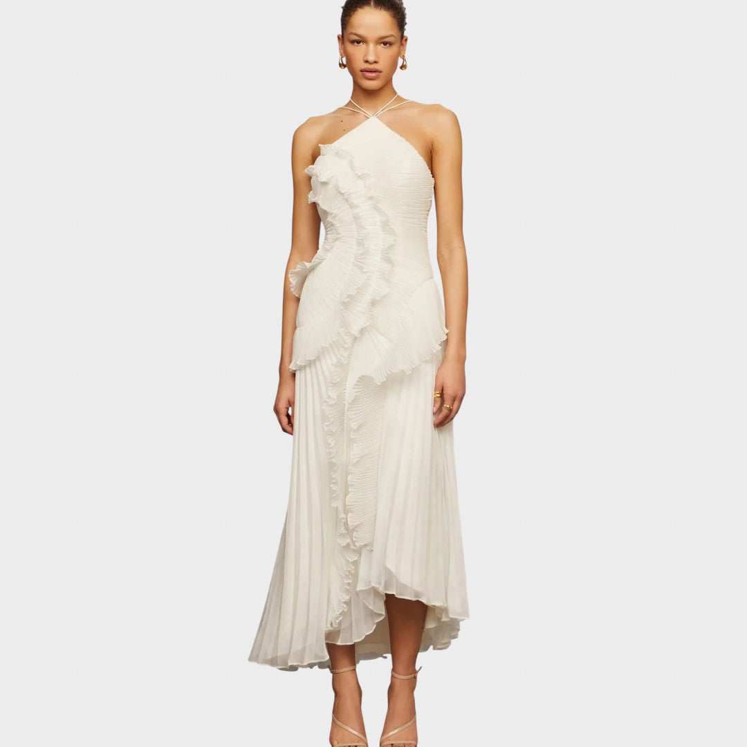 Ema - Dolga obleka z volančki