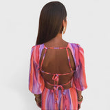 Sara - Eleganten obleka z izrezi