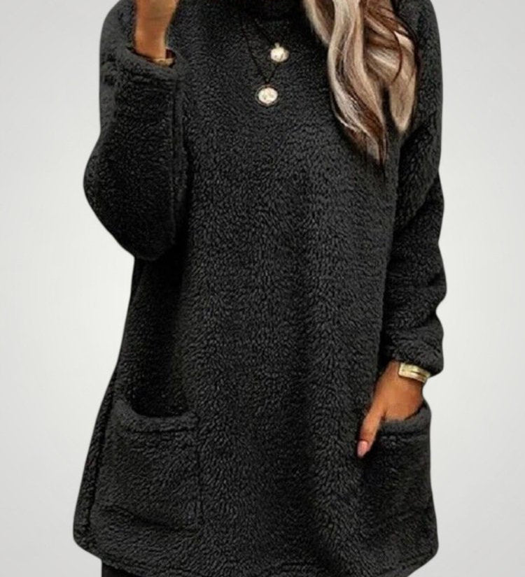 Selina | Eleganten Pulover z Prakticnimi Žepi