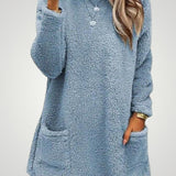 Selina | Eleganten Pulover z Prakticnimi Žepi