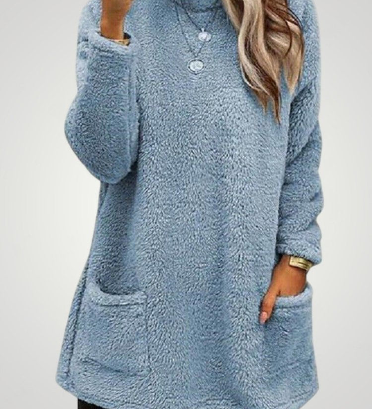 Selina | Eleganten Pulover z Prakticnimi Žepi