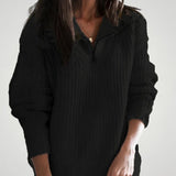 Adelina | Eleganten pulover z zadrgo za udobje