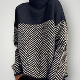 Inga | Eleganten pulover z visokim ovratnikom za stilne ženske