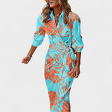 Matea - Dolga Barvita Obleka