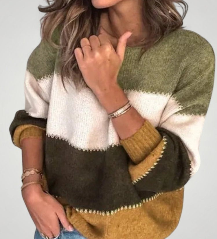 Jorinde | Črtast pulover za elegantne priložnosti