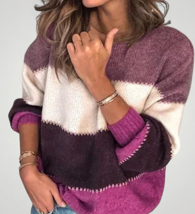 Jorinde | Črtast pulover za elegantne priložnosti