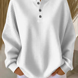 Helle™ | Vafeljasto Pletena Udobna Majica