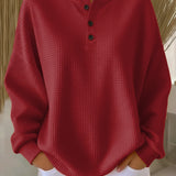 Helle™ | Vafeljasto Pletena Udobna Majica