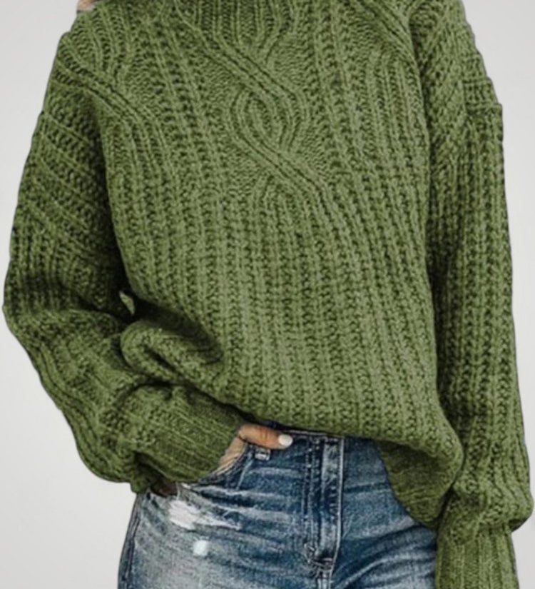 Ursel | Pulover z visokim ovratnikom za eleganco