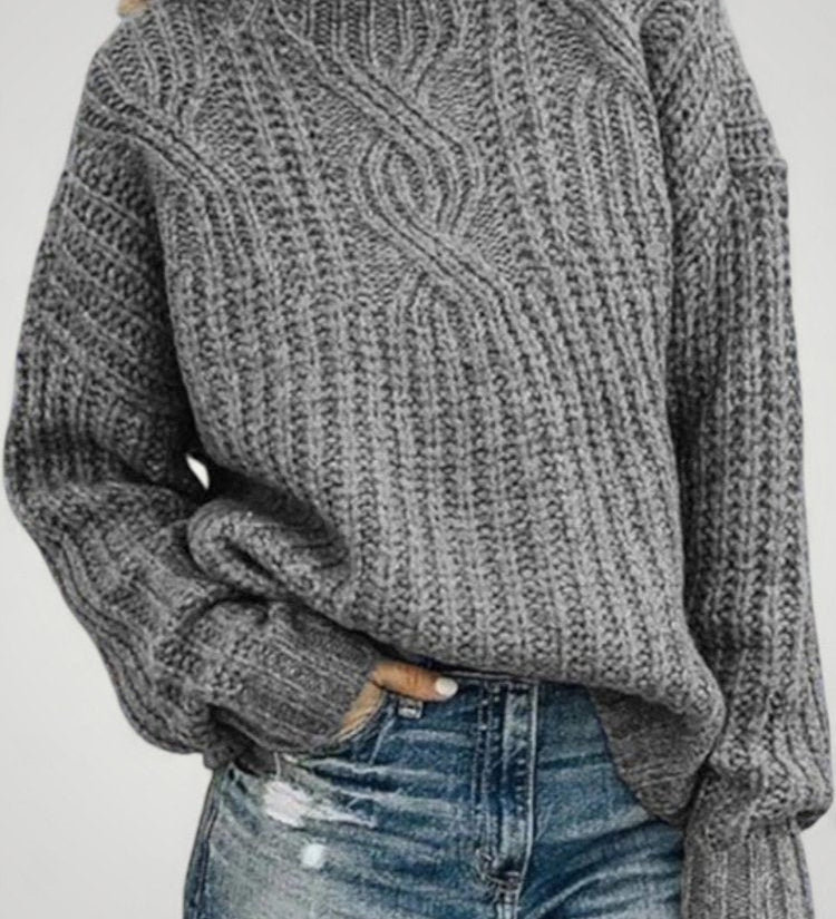 Ursel | Pulover z visokim ovratnikom za eleganco