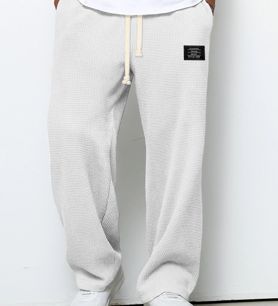 Samuel | Hlače s širokimi nogami in prilagodljivim pasom