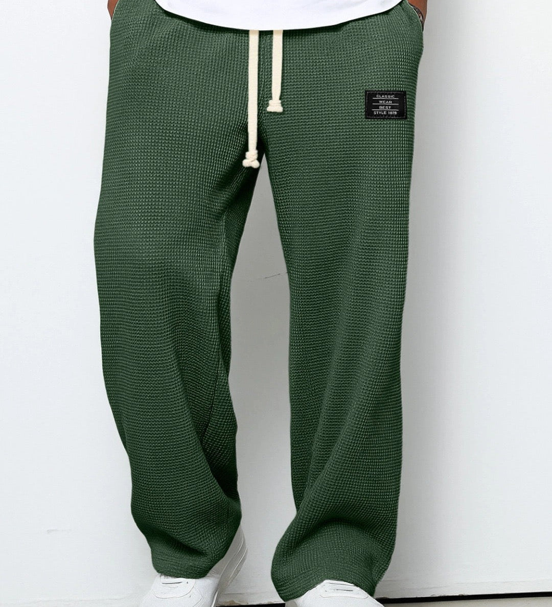 Samuel | Hlače s širokimi nogami in prilagodljivim pasom