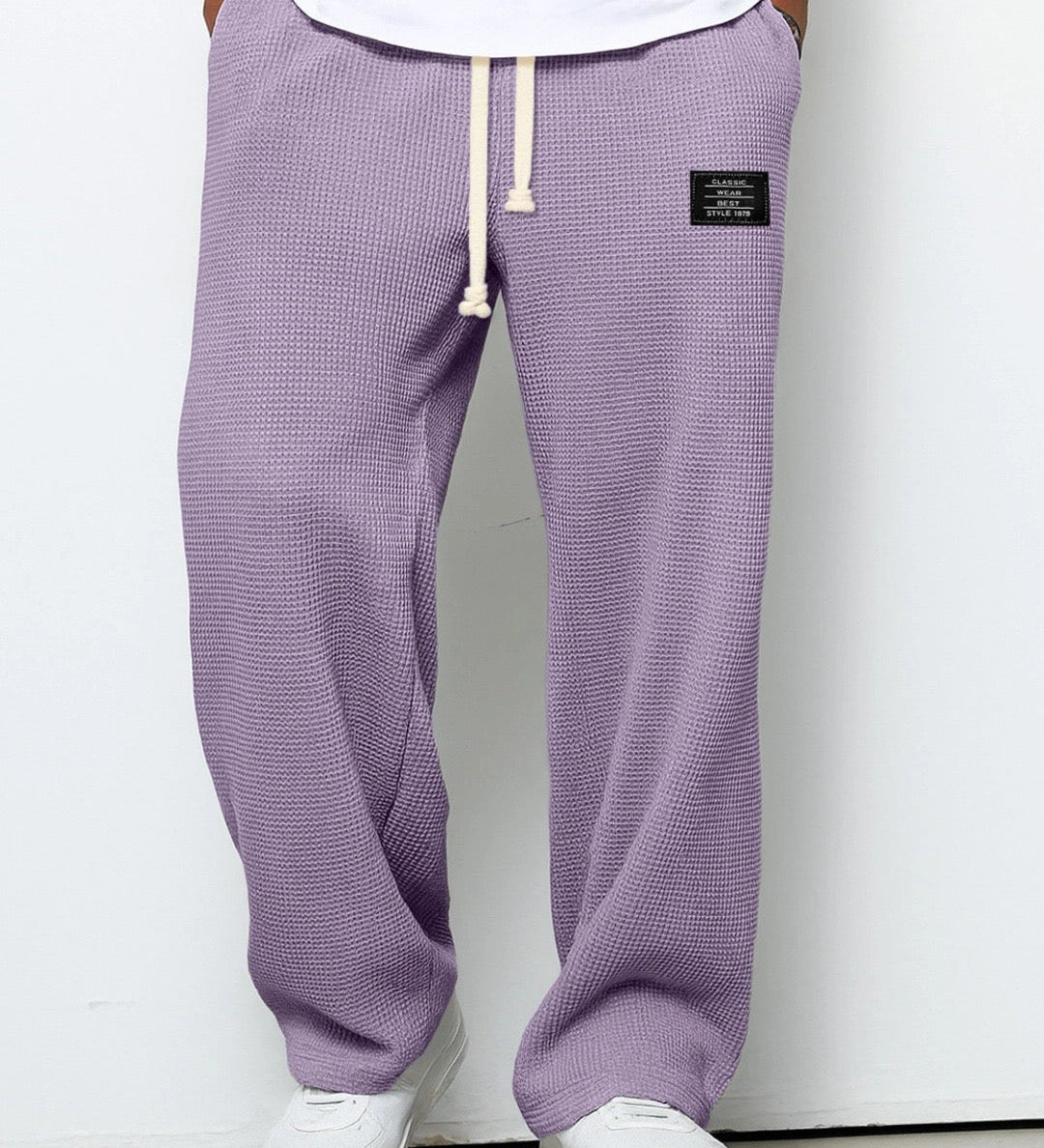 Samuel | Hlače s širokimi nogami in prilagodljivim pasom