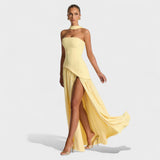 Hana - Elegantna dolga obleka s sofisticiranim krojem