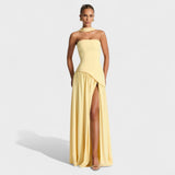 Hana - Elegantna dolga obleka s sofisticiranim krojem