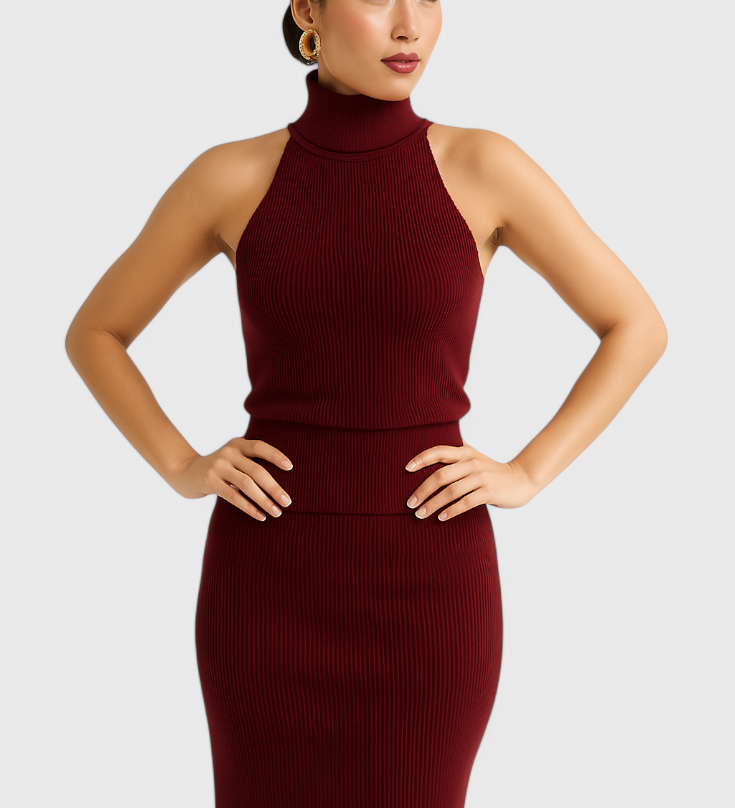 Rhea - Midi Kleit Kanalriidest, Ilma Seljata