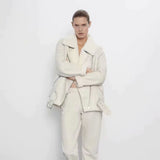 Zia | Zimski plašč iz jagnječje kože