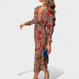 Vesna - Midi Dress with V-Neck