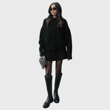 Nora | Set iz mehkega pletenega materiala