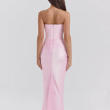 Emily - Maxi Kleit Drapitud Ilma Rihmadeta