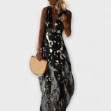 Tatiana - Eleganten V-izrez Obleka