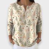 Simona - Božični Pulover z Gumbi